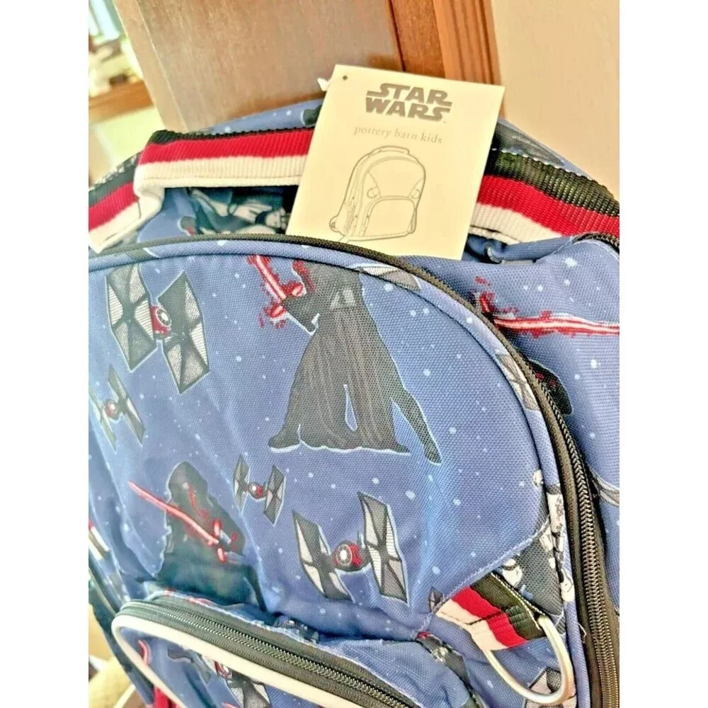 School Pottery Barn STAR WARS BACKPACK Mandalorian grogu Kylo Disney travel  🚀1